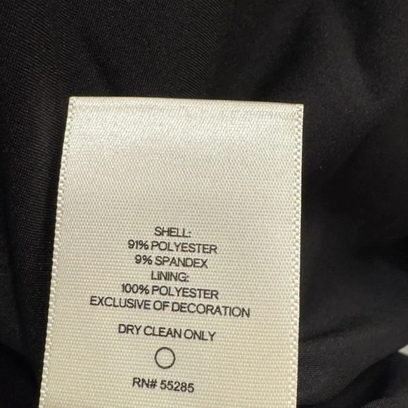 NWT Express Black Blazer with Gold Chain Trim Detail - Picture 9 of 9